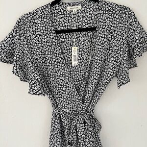 NWT Max Studio Floral Wrap Dress